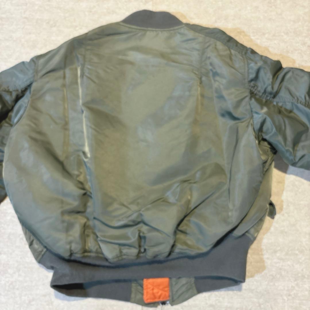 90s ALPHA INDUSTRIES アルファ MA-1 USA製 XL