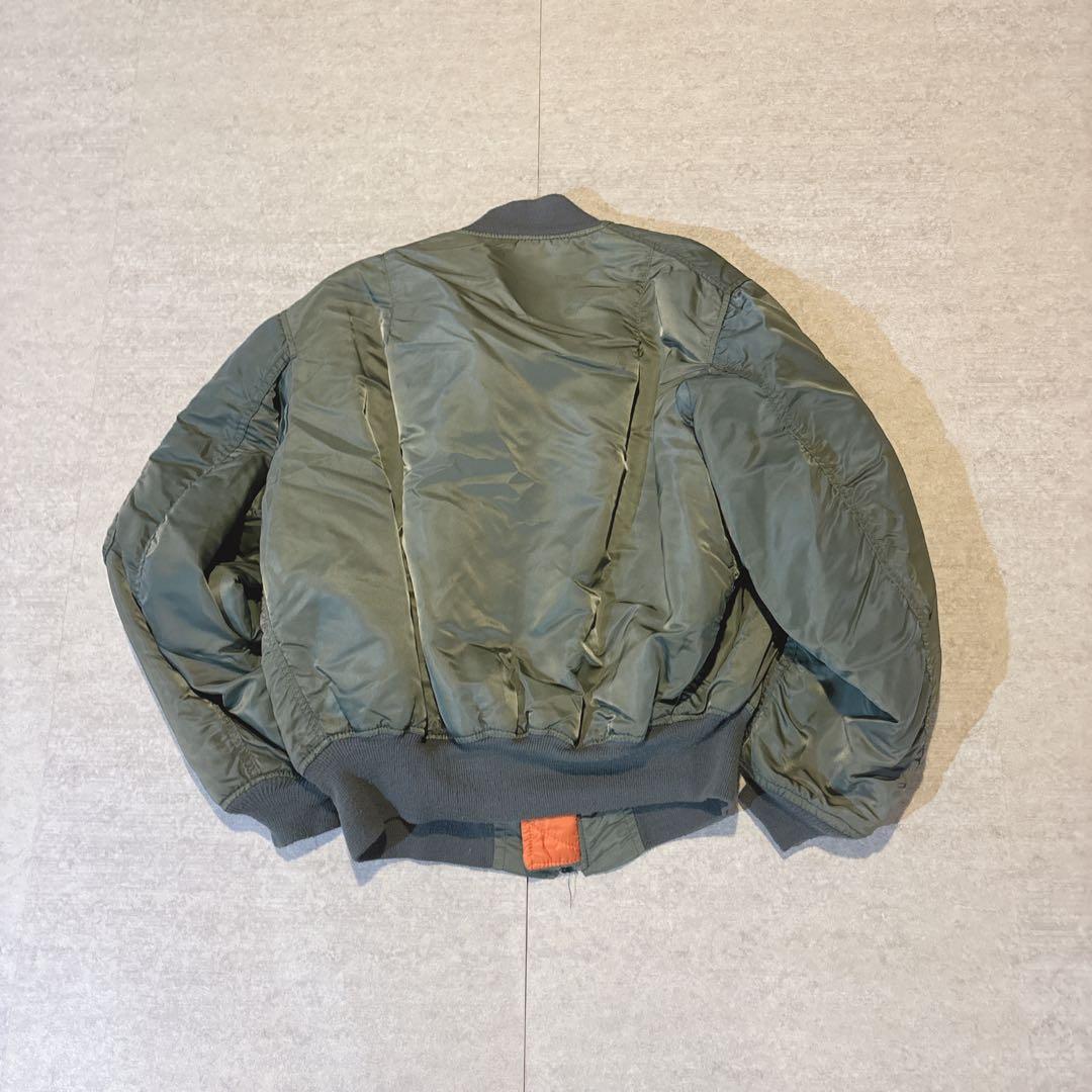 90s ALPHA INDUSTRIES アルファ MA-1 USA製 XL