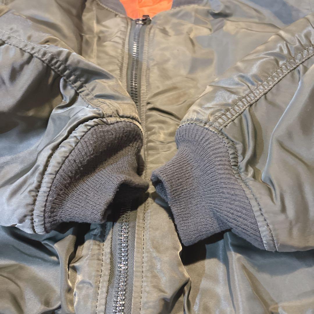 90s ALPHA INDUSTRIES アルファ MA-1 USA製 XL