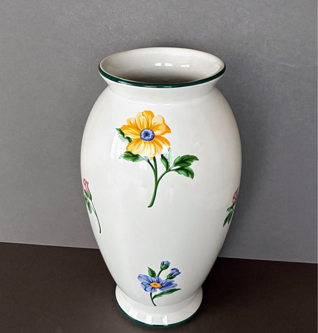 ティファニー シントラ フラワーベース 花柄 ヴィンテージ品