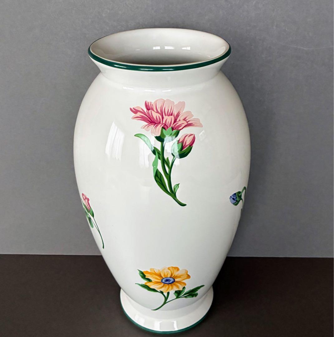 ティファニー シントラ フラワーベース 花柄 ヴィンテージ品