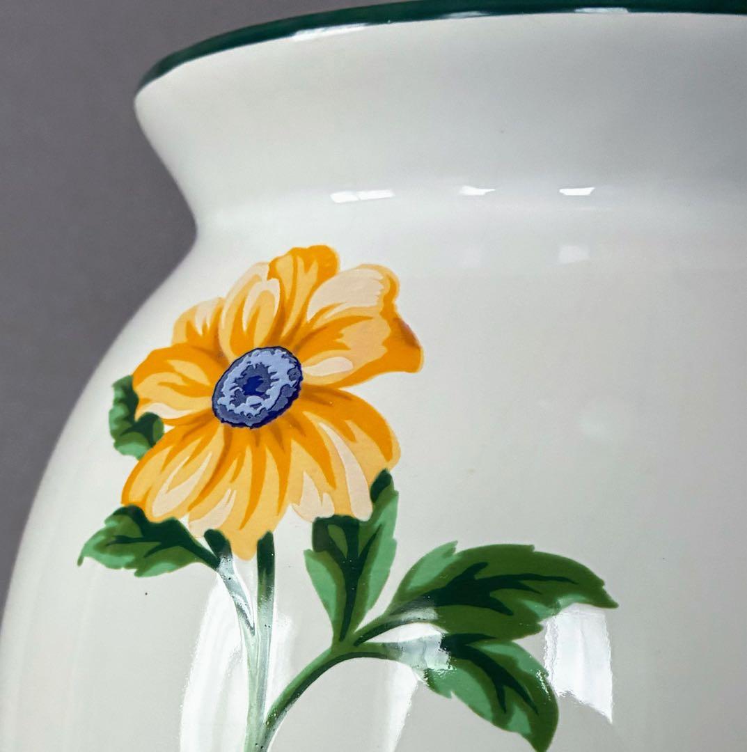 ティファニー シントラ フラワーベース 花柄 ヴィンテージ品