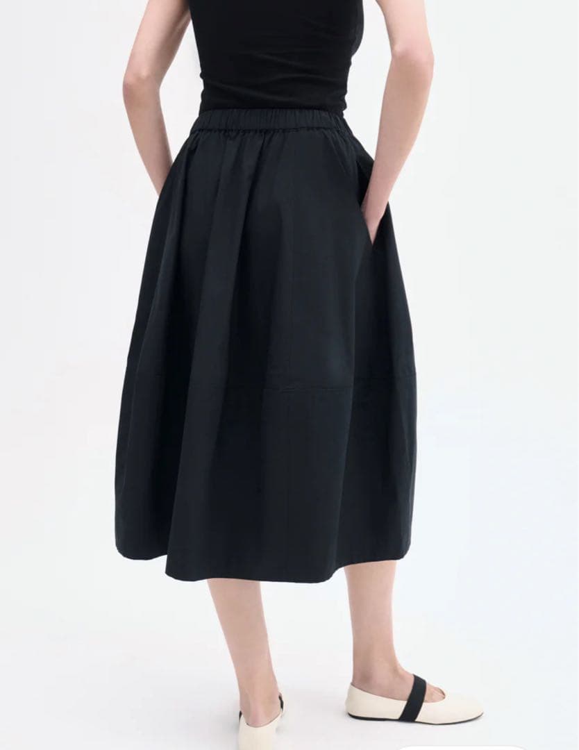 スカート haru_makiCOTTON POPLIN BUBBLE SKIRT