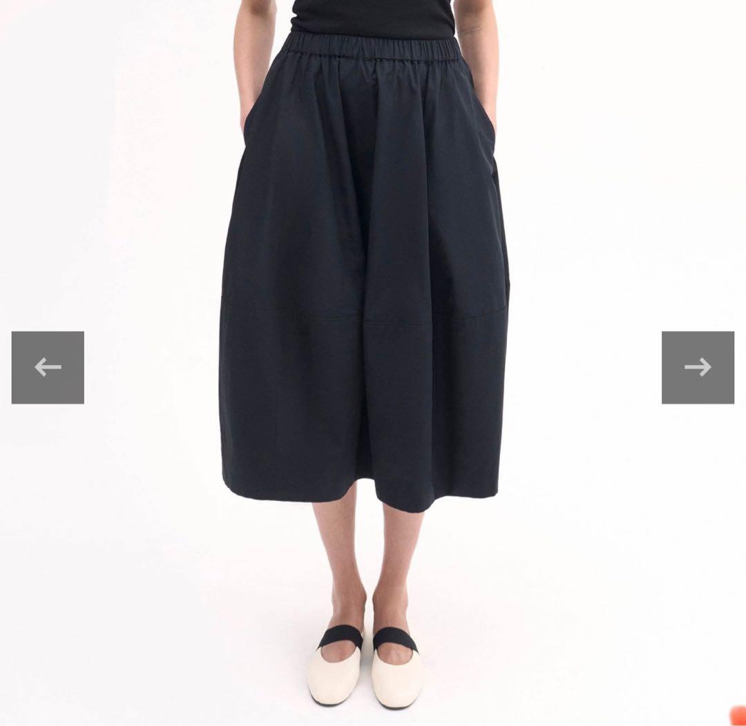 スカート haru_makiCOTTON POPLIN BUBBLE SKIRT