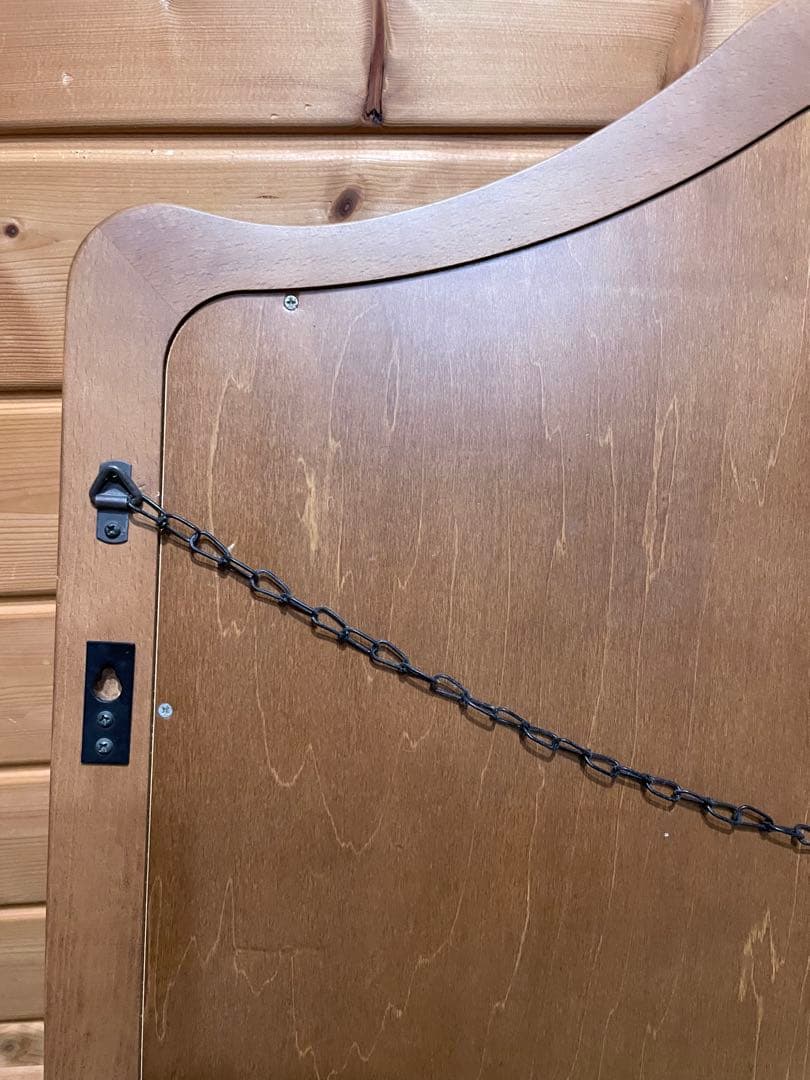 美品　カリモク　karimoku コロニアルシリーズ　壁掛けミラー