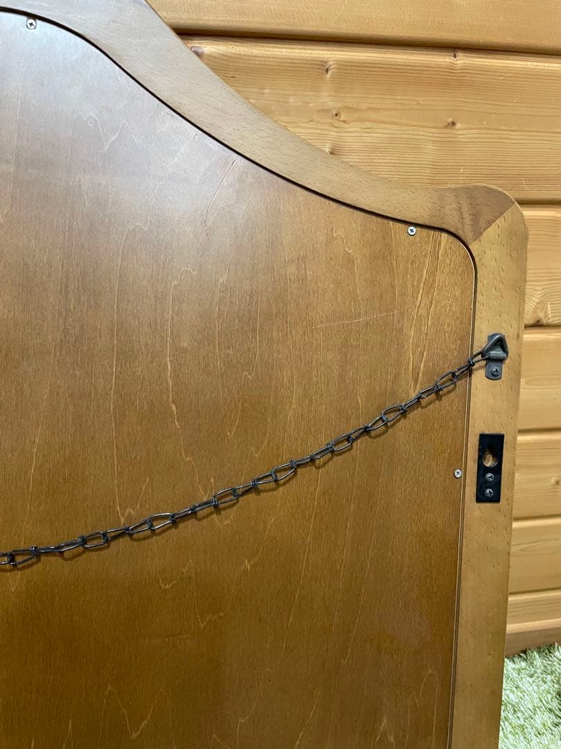 美品　カリモク　karimoku コロニアルシリーズ　壁掛けミラー