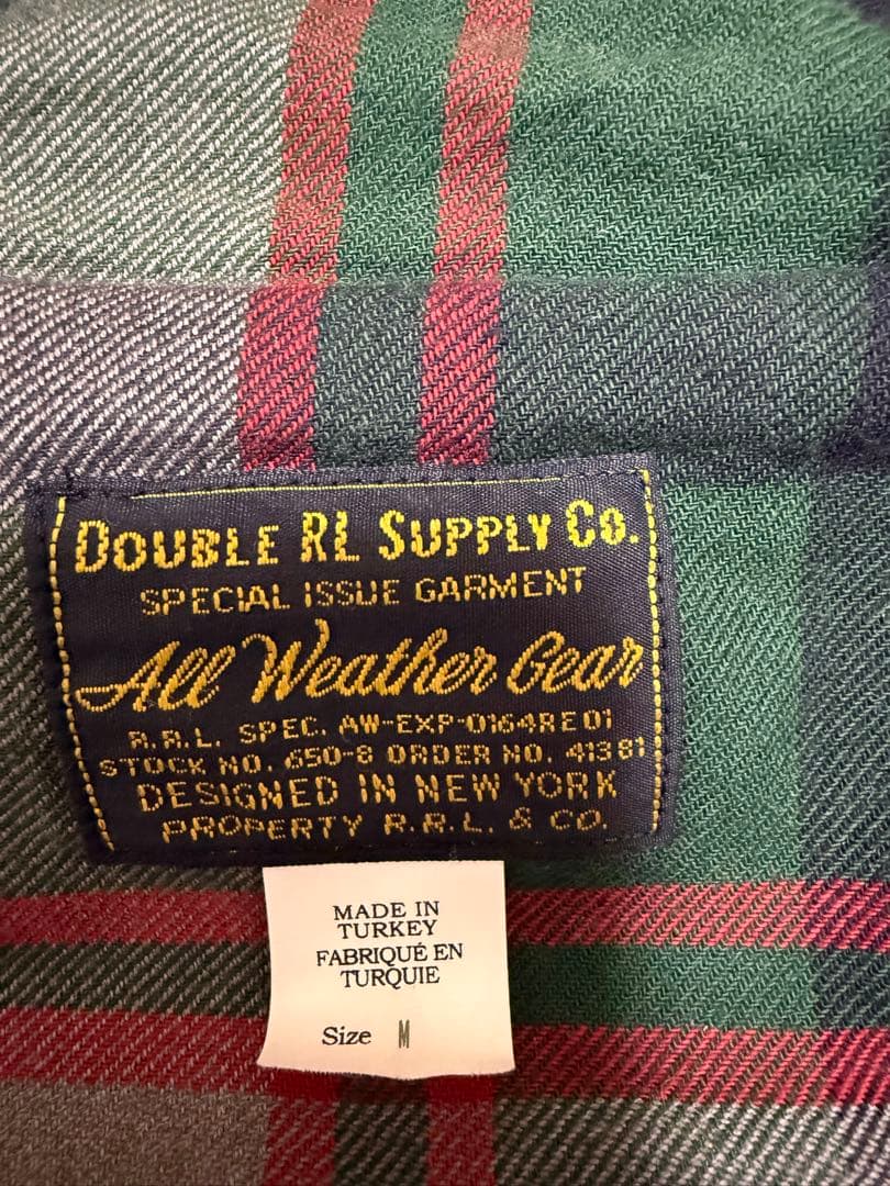 RRL オイルドクロスマウンテンパーカージャケット　ラルフローレン　DOUBLE