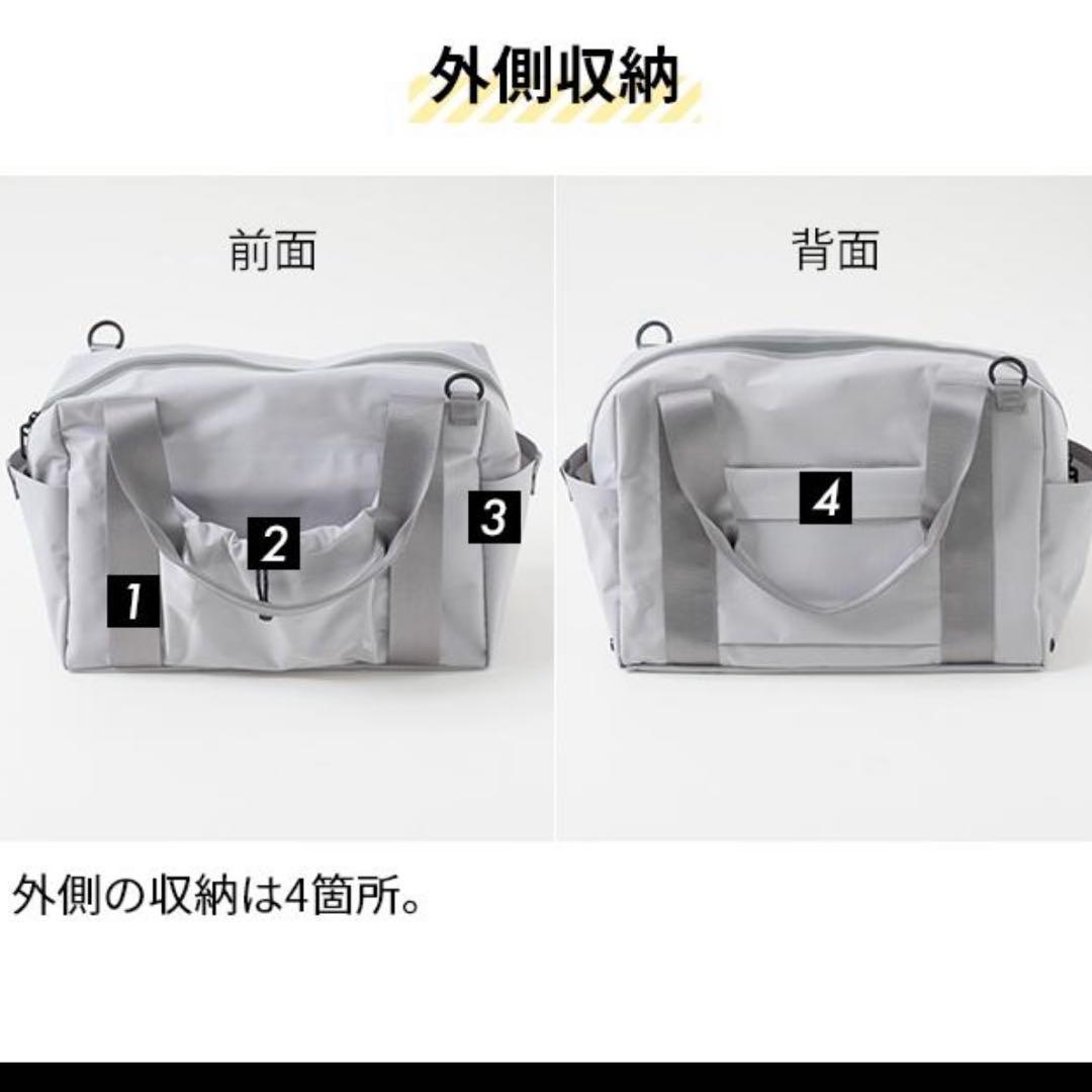 新品⭐︎ミレスト　ボストンバッグ リキッド 強撥水 1〜2泊 キャリーオン　旅行