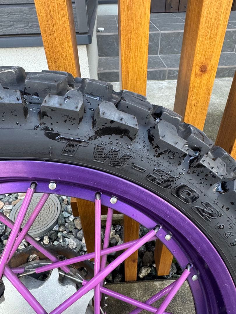 セロー250S(BA-DG11J) 純正タイヤホイール　前後セット