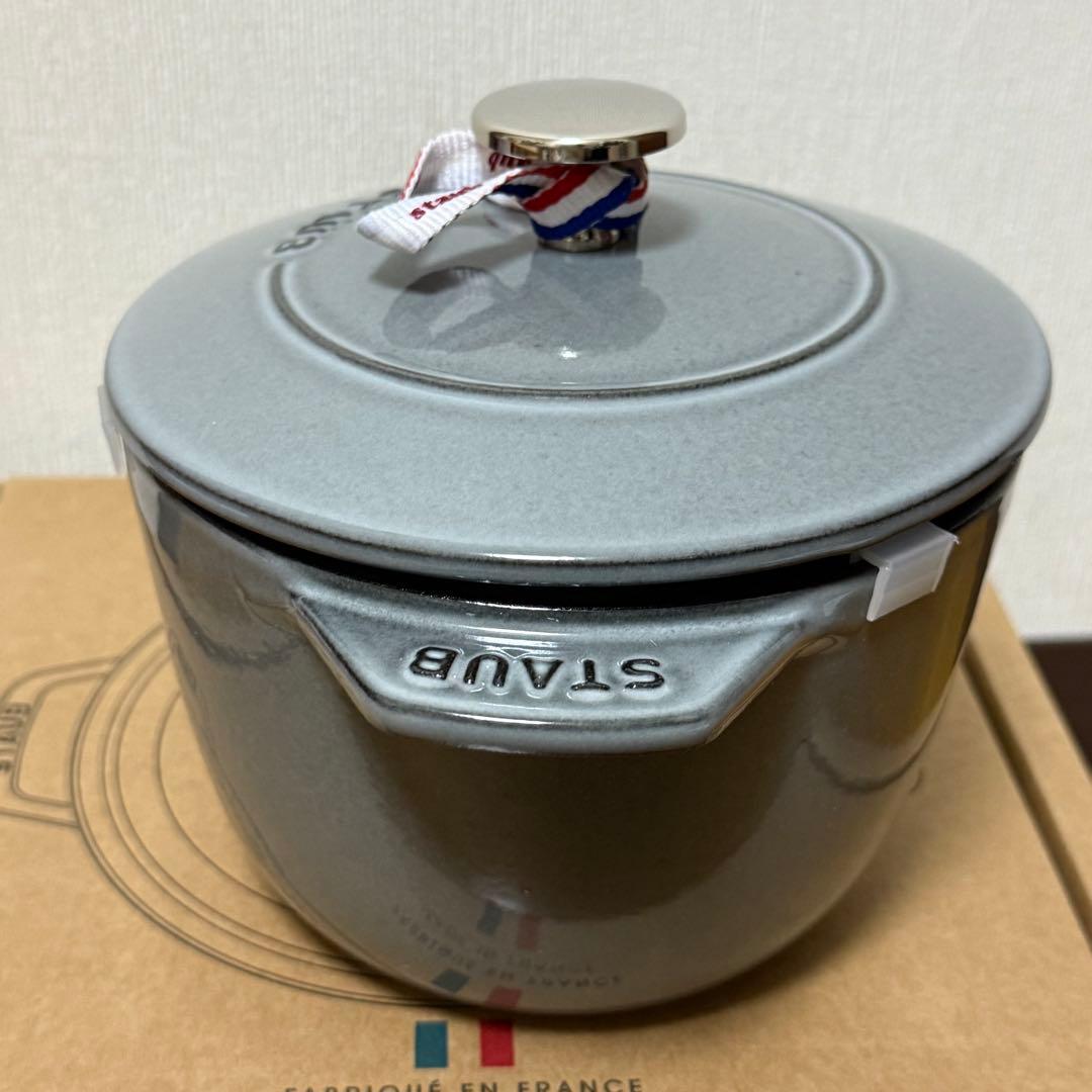 ストウブ ラココットデゴハン M グレー 新品未使用