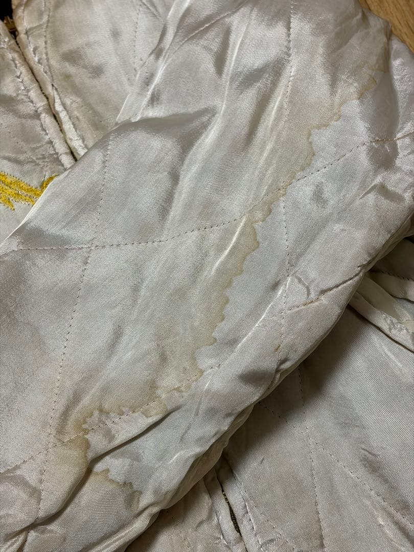 50s 60s 刺繍スカジャン ヴィンテージ 古着 別珍