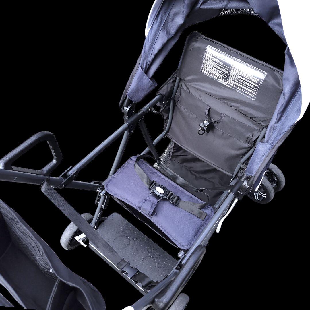 【送料込】KATOJI カトージ 2人乗りベビーカー 2人でゴー ネイビー