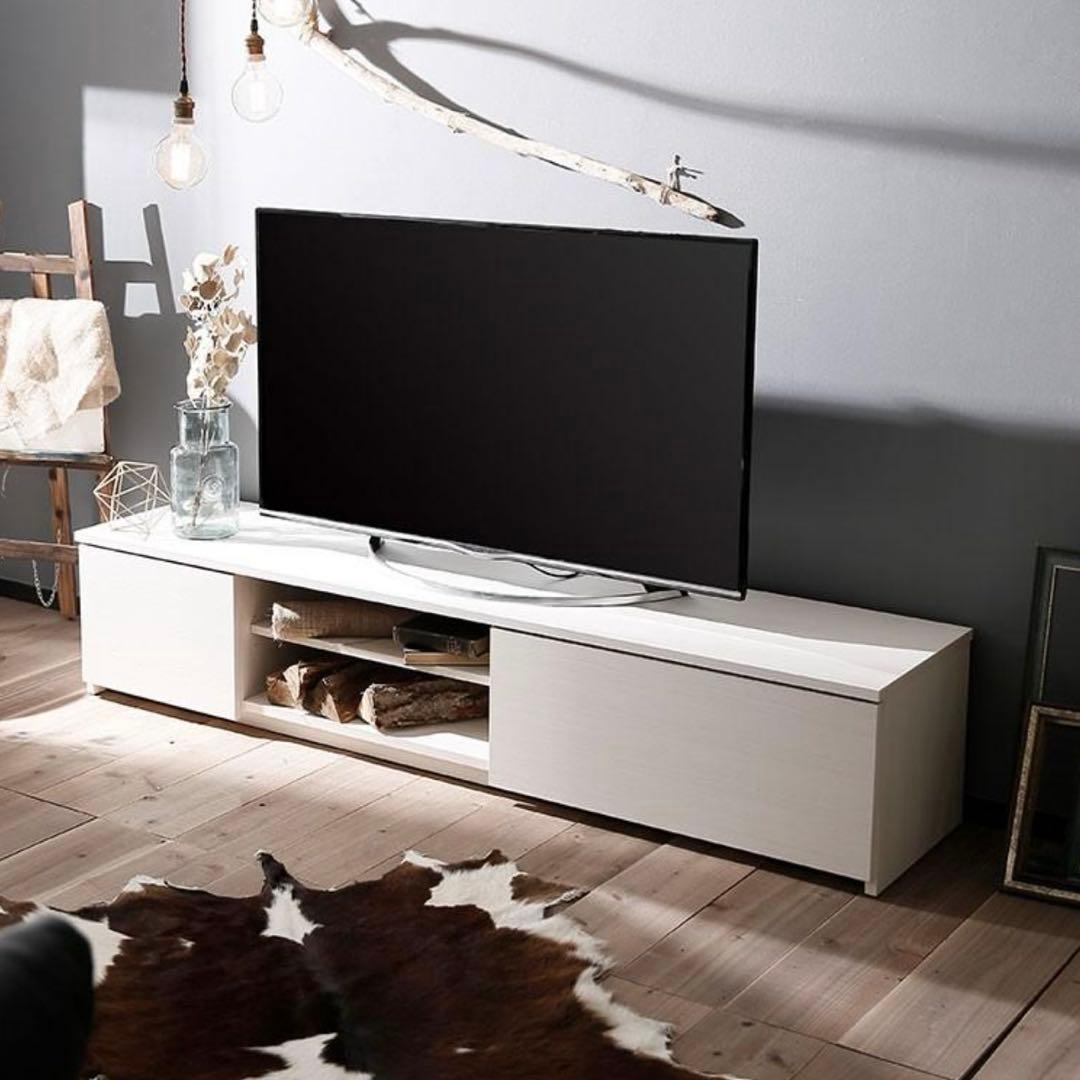 【美品】LOWYA ロウヤ ローボード テレビボード W180
