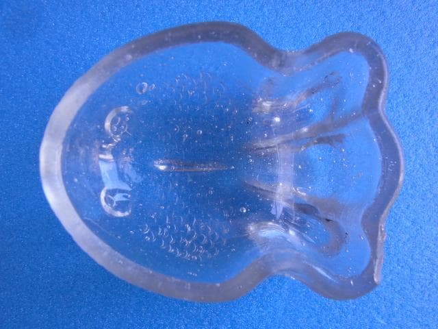 戦前　金魚型　ガラス　ぺろぺろ　とろとろ　古い菓子型　昭和初期　大正　型吹き
