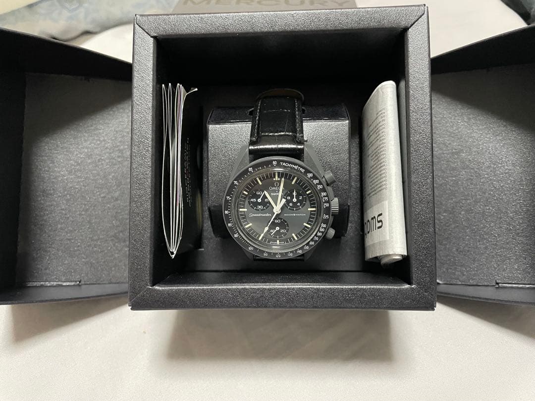 時計 Mission to Mercury Bioceramic MoonSwatch