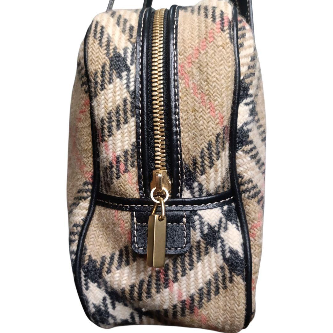 ✨Burberry London ノバチェック コットン ミニボストンバッグ