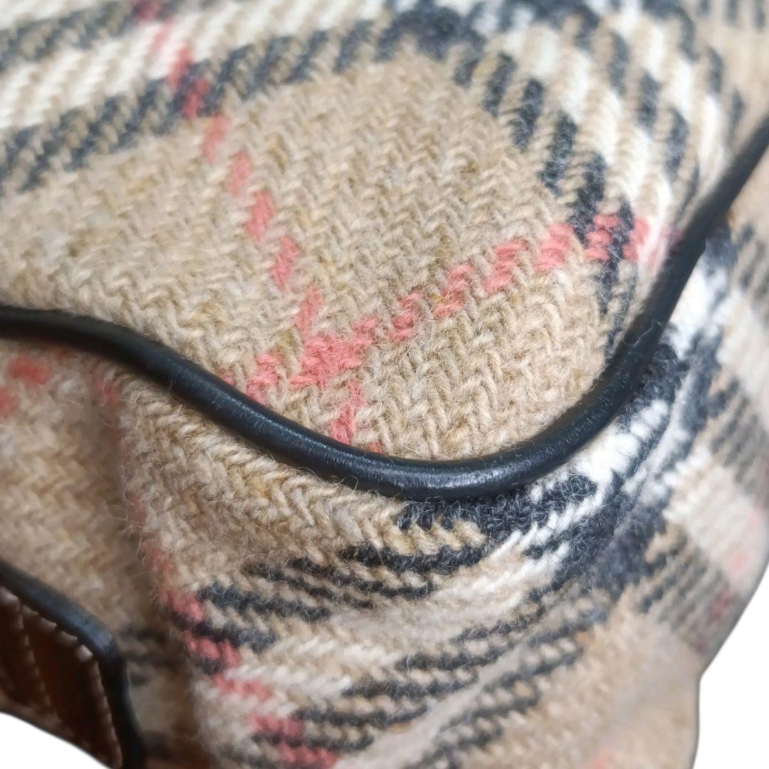 ✨Burberry London ノバチェック コットン ミニボストンバッグ