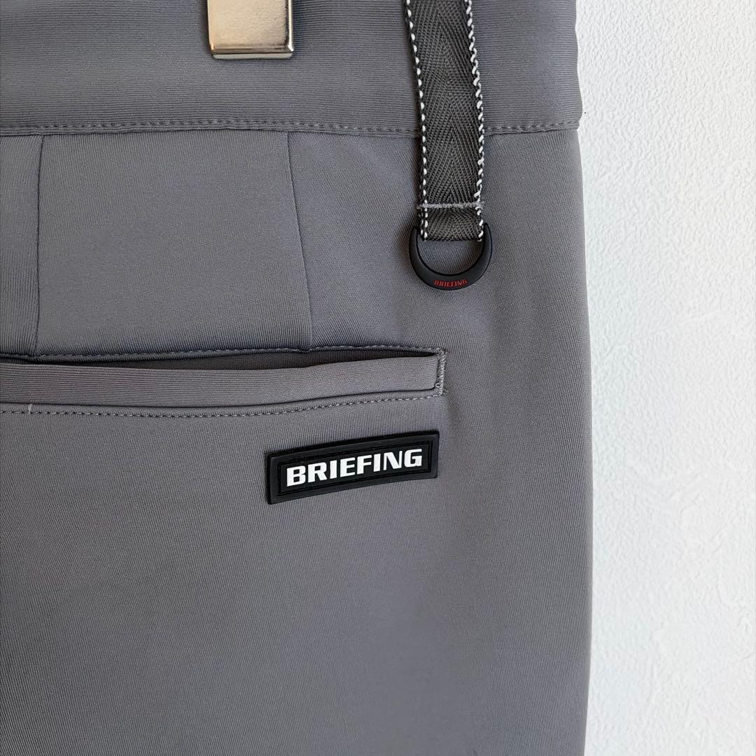 【未使用級✨】BRIEFING GOLF 3D LOGOパンツ グレー　M