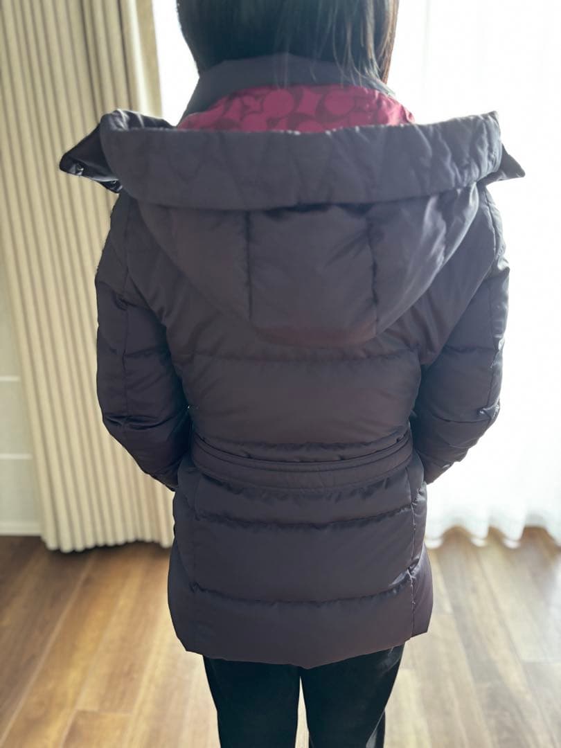 最終値下げ:コーチダウンジャケット(Mサイズ相当)