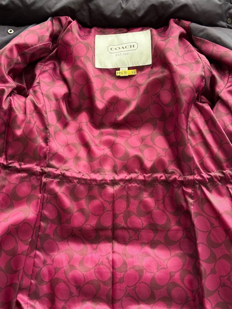 最終値下げ:コーチダウンジャケット(Mサイズ相当)