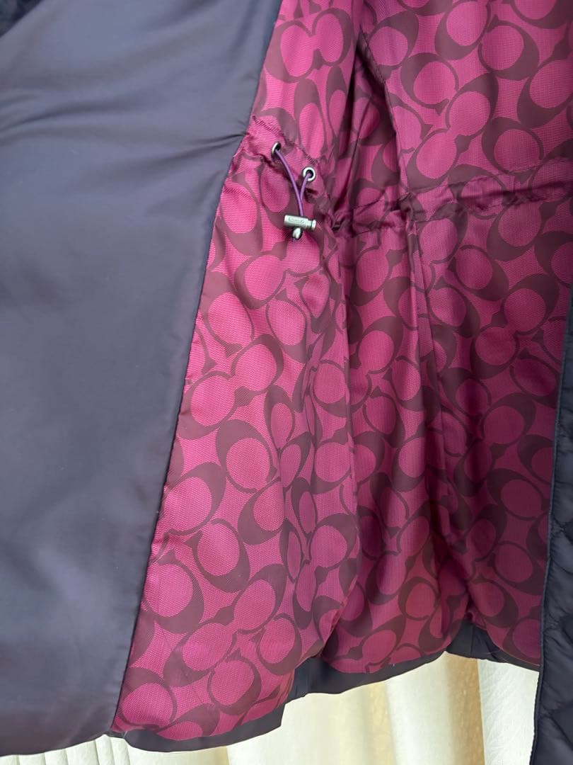 最終値下げ:コーチダウンジャケット(Mサイズ相当)