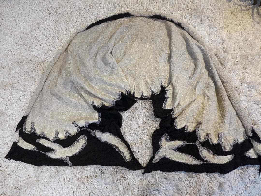 美品キャピタルKapital大判縮絨ストールoldjoeマフラー大鷲JELADO