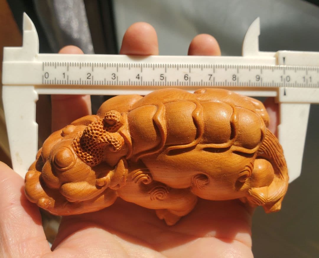 崖柏木 貔貅ちゃん親ペア