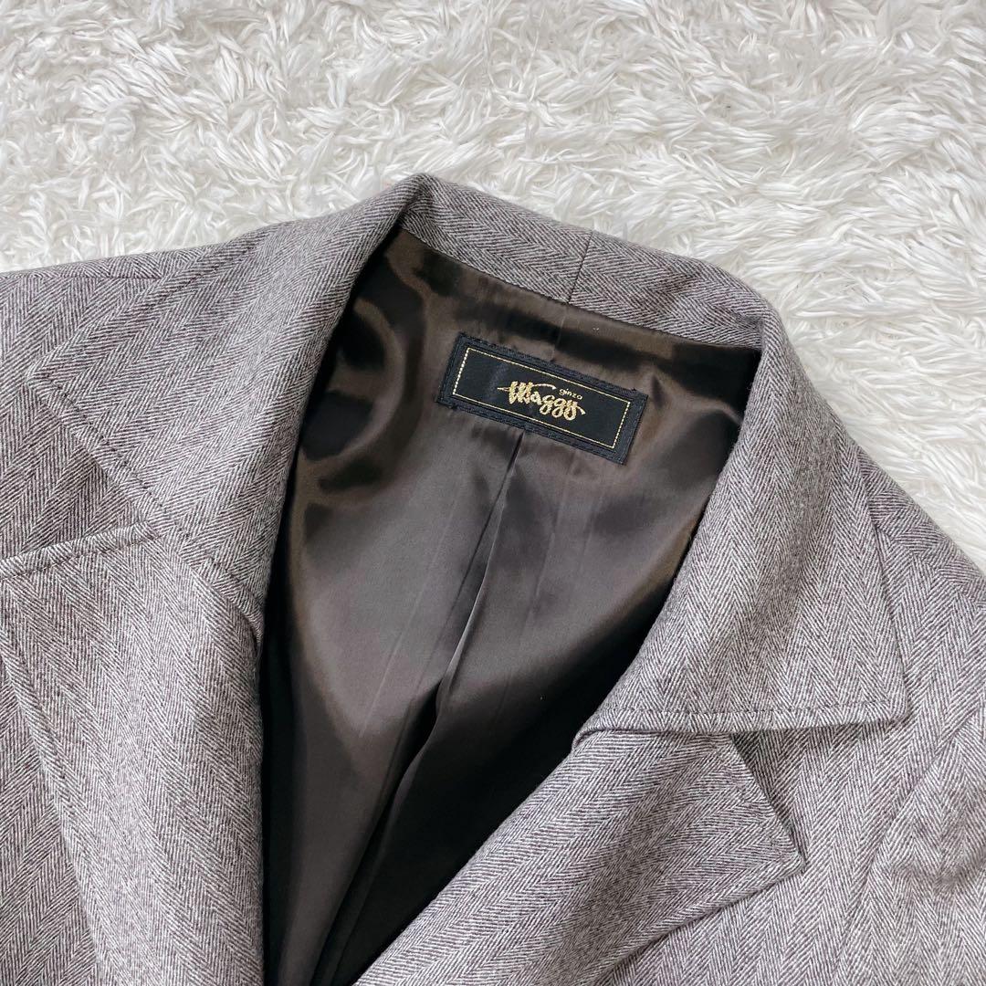 美品✨ 銀座マギー ウール カシミヤ パンツ スーツ セットアップ 近年モデル