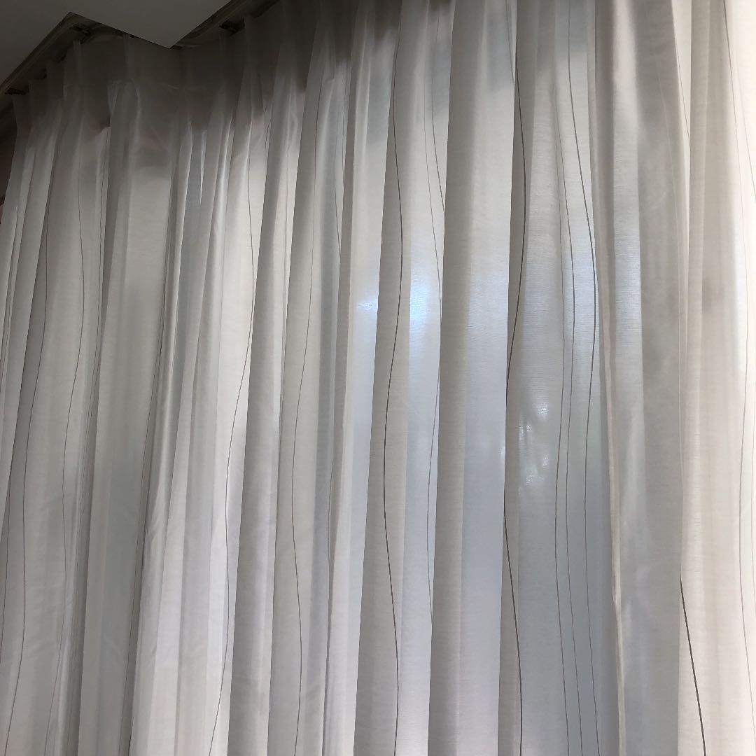 ケユカ　オーダーレースカーテン　ミラーカーテン