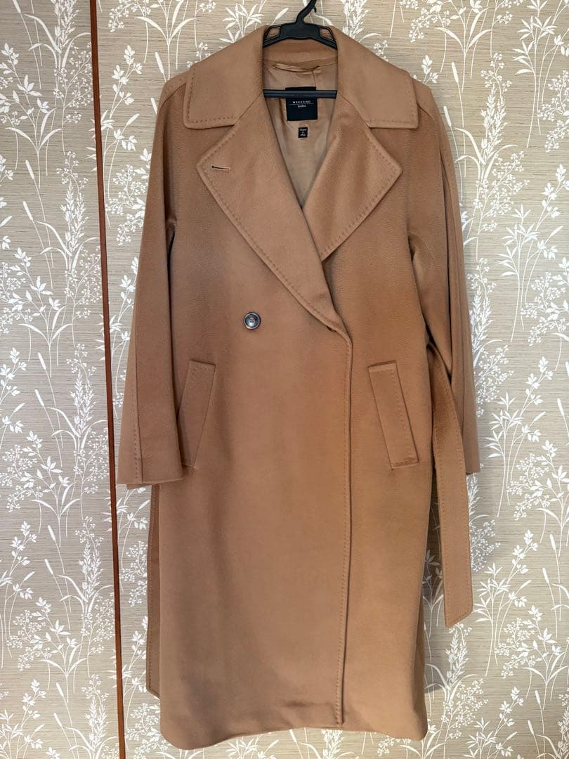 値下げしました！Weekend MaxMaraベージュ ロングコート
