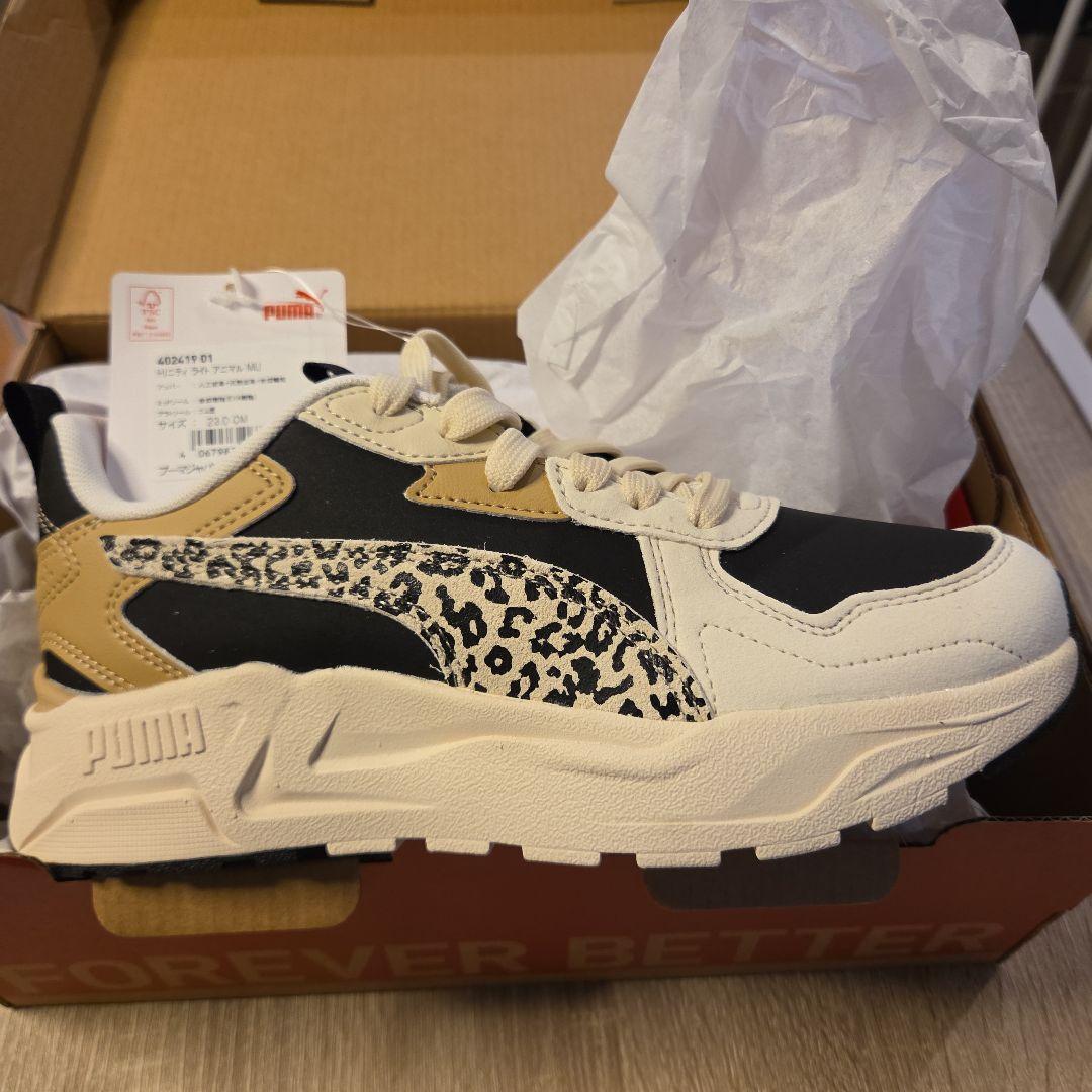 も*ち様 PUMA レオパード柄スニーカー