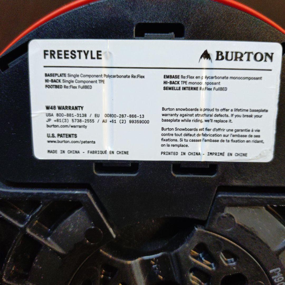 BURTON　FS スノーボードビンディング ブラック/ホワイト