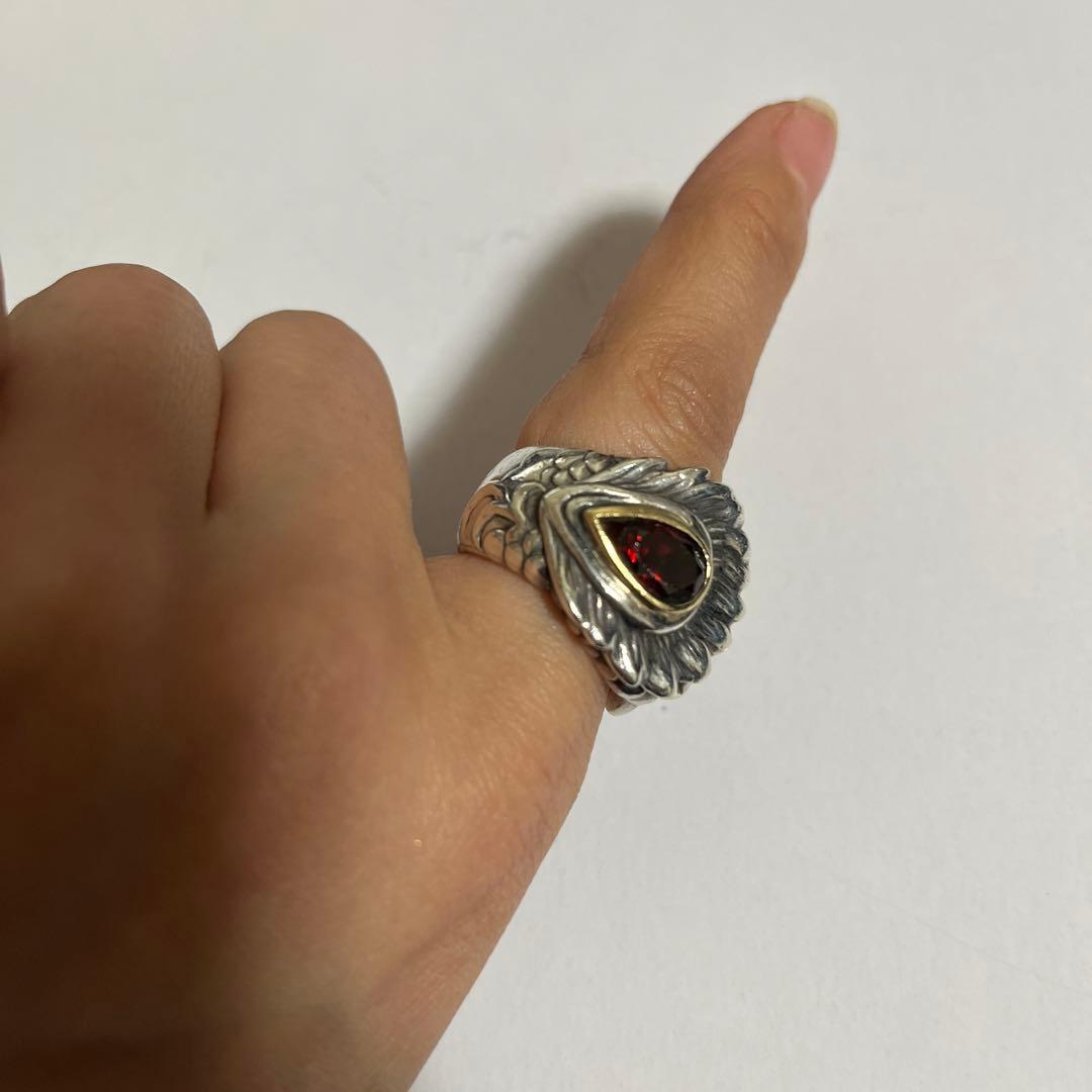 Bloody mary ドラードリング ガーネットカスタム　k18フレーム