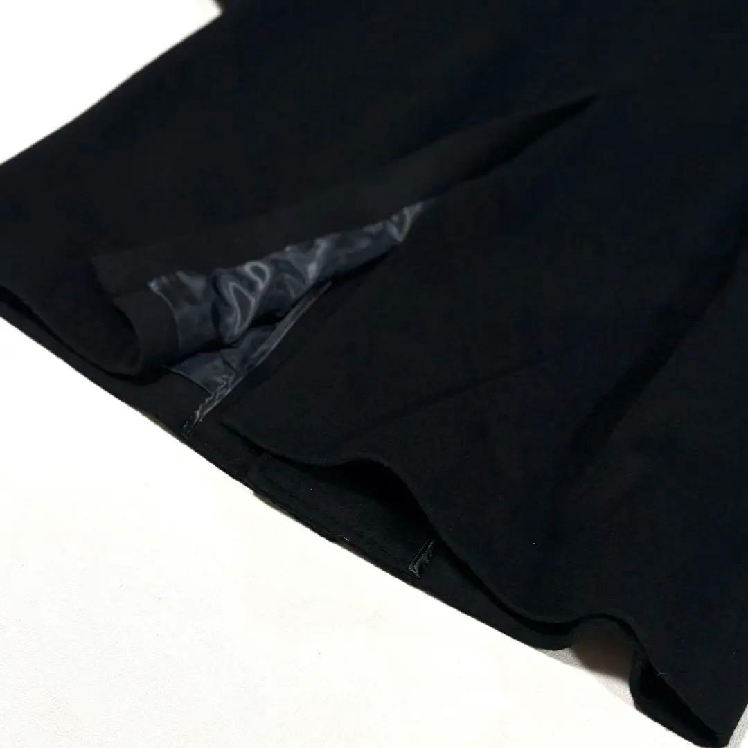 イタリア製カシミヤ100% ステンカラーコート　ブラック　Mサイズ　日本製