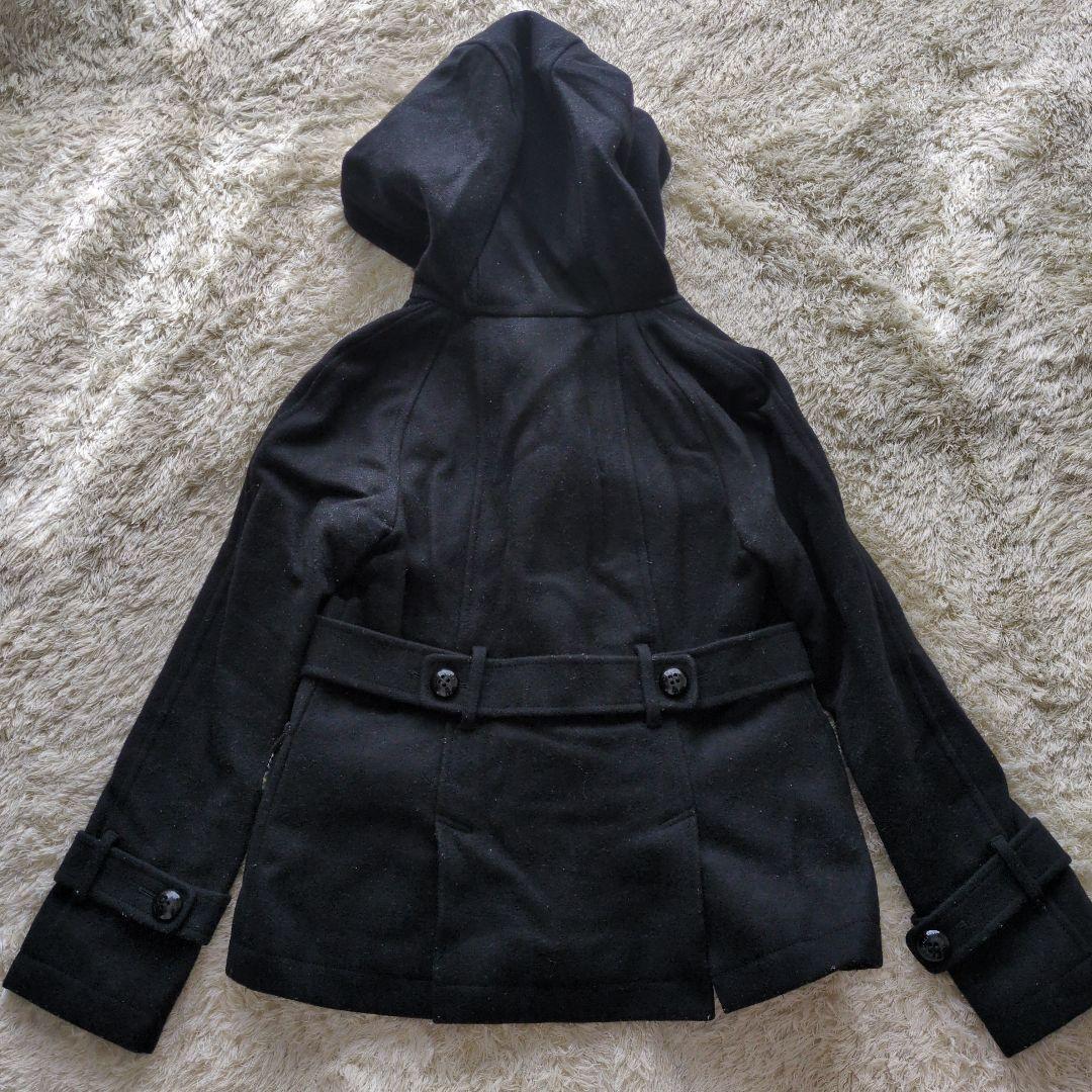 【良品】バーバリーブルーレーベル ダッフルコート チェック M 38サイズ