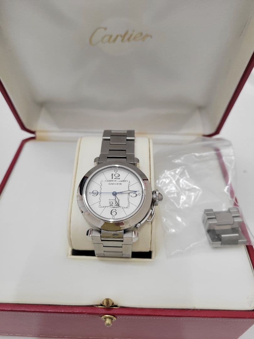 Cartier カルティエパシャ自動巻き 腕時計 シルバー
