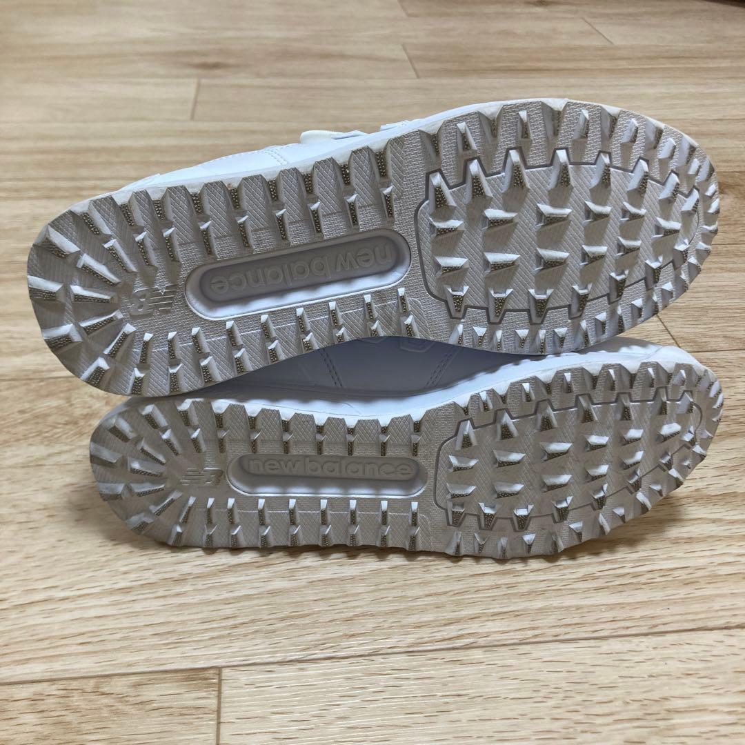 New Balance 574 スパイクレス ゴルフシューズ ホワイト 22.5