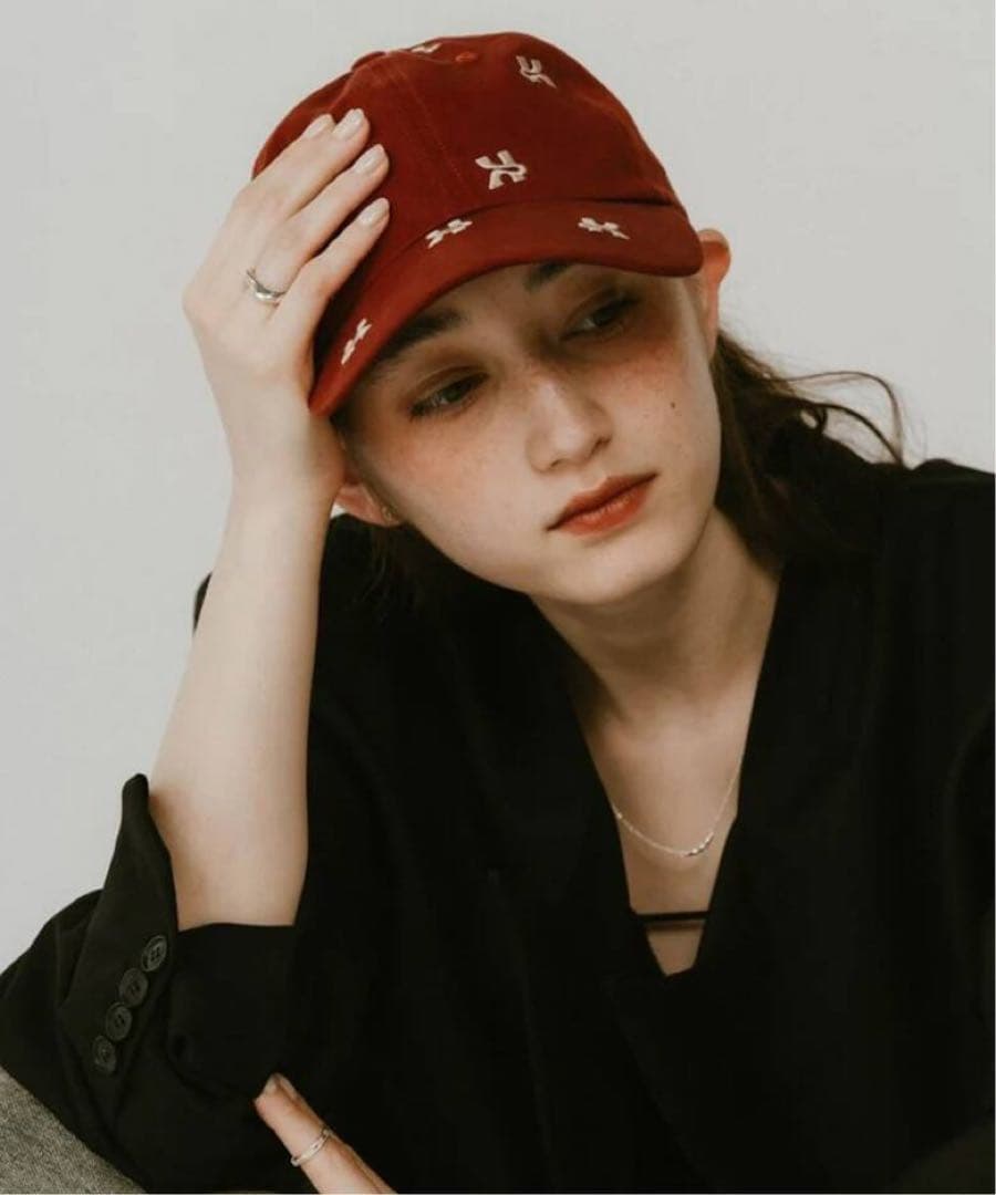 【完売品】K logo cap/Kロゴキャップ (レッド)/Knuth Marf