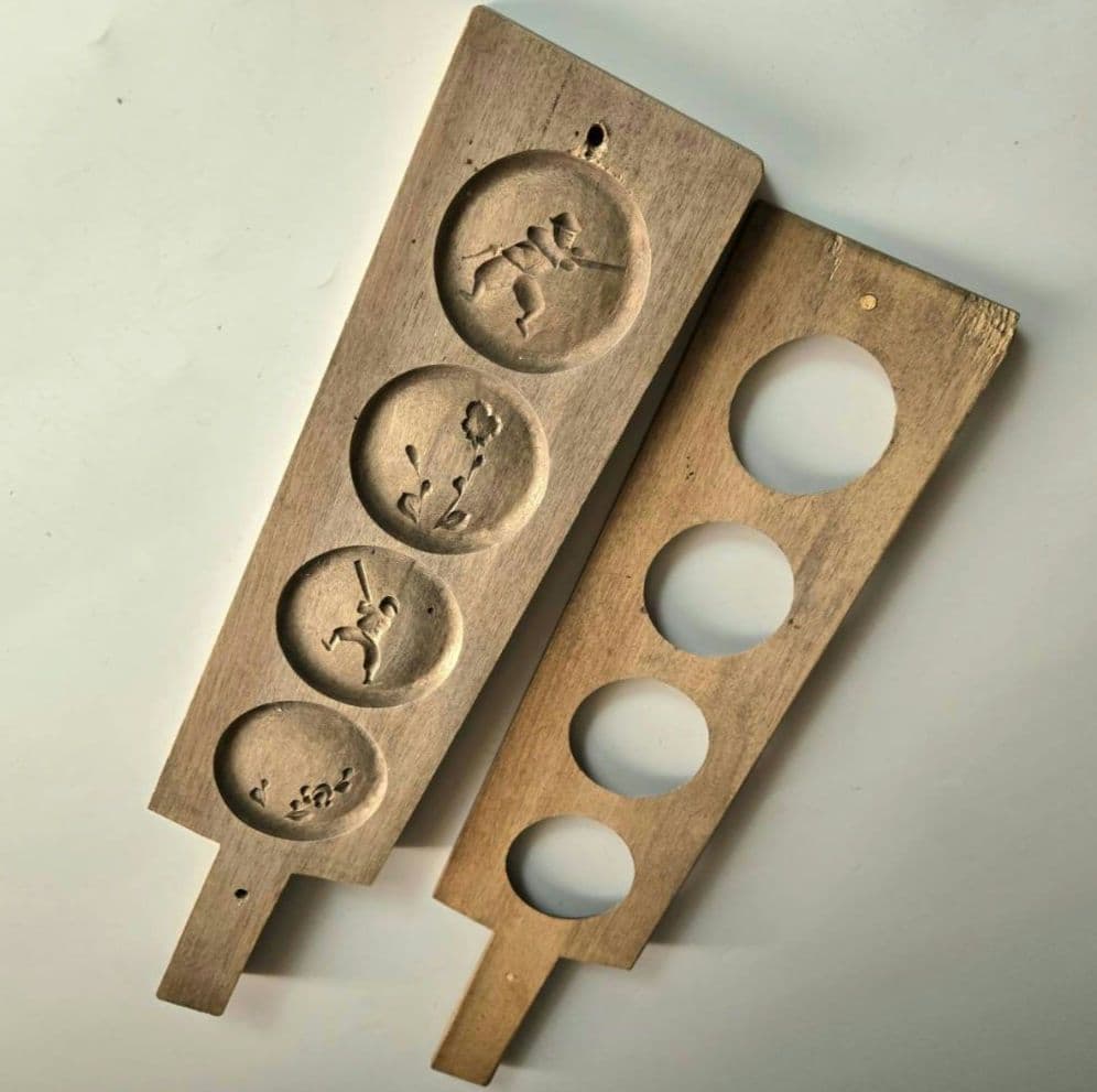 M-1309 戦前の菓子型　珍品　古い菓子型　木型