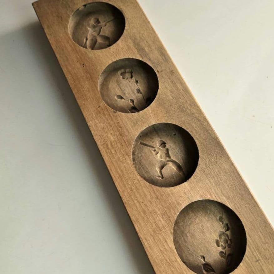 M-1309 戦前の菓子型　珍品　古い菓子型　木型