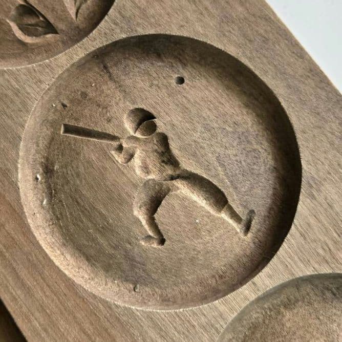 M-1309 戦前の菓子型　珍品　古い菓子型　木型