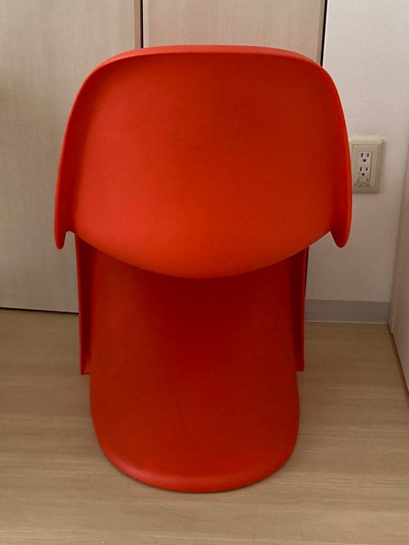 Vitra製　パントンチェア(Panton Chair) オレンジ