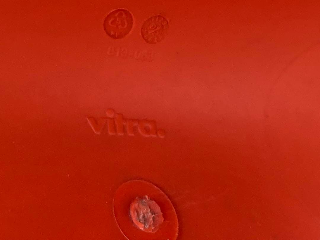 Vitra製　パントンチェア(Panton Chair) オレンジ