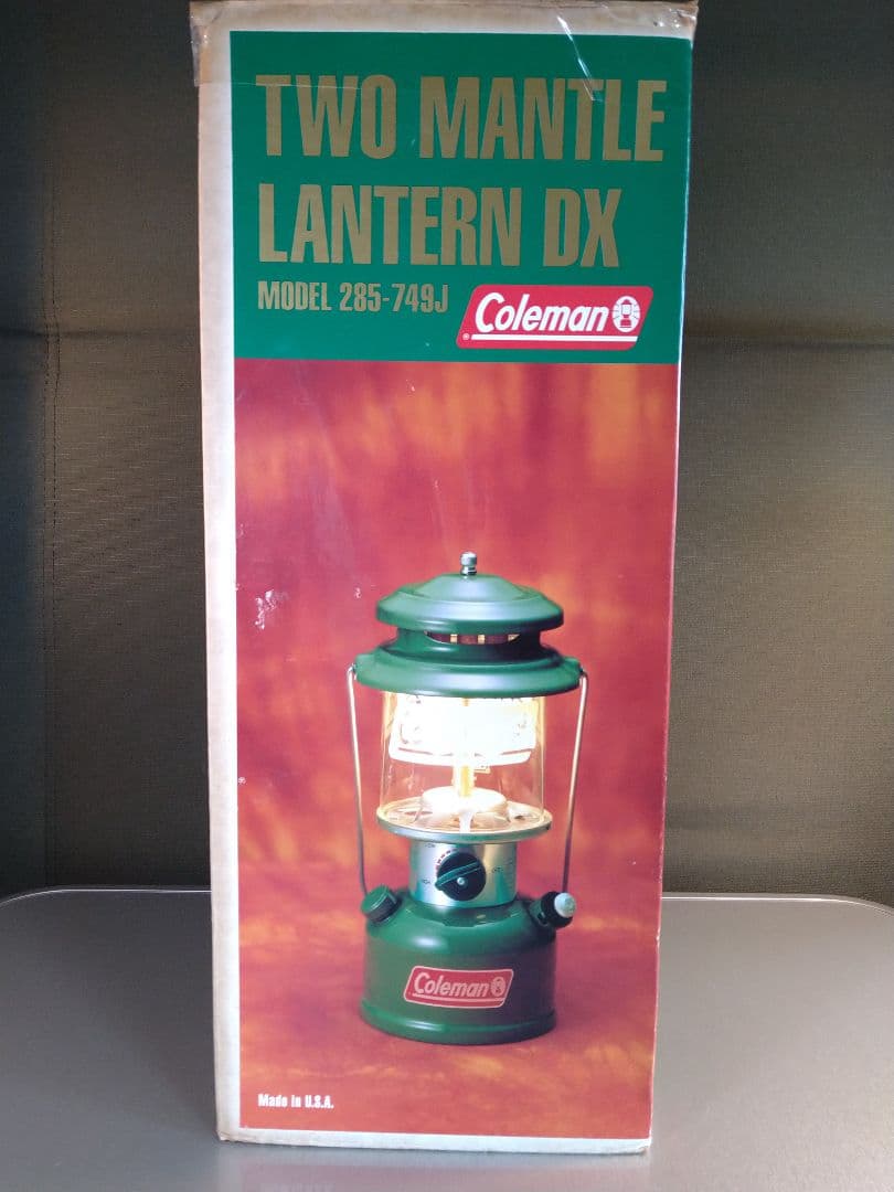 廃盤美品！コールマン　２８５-７４９J　デラックスランタン　人気のアマガエル色！