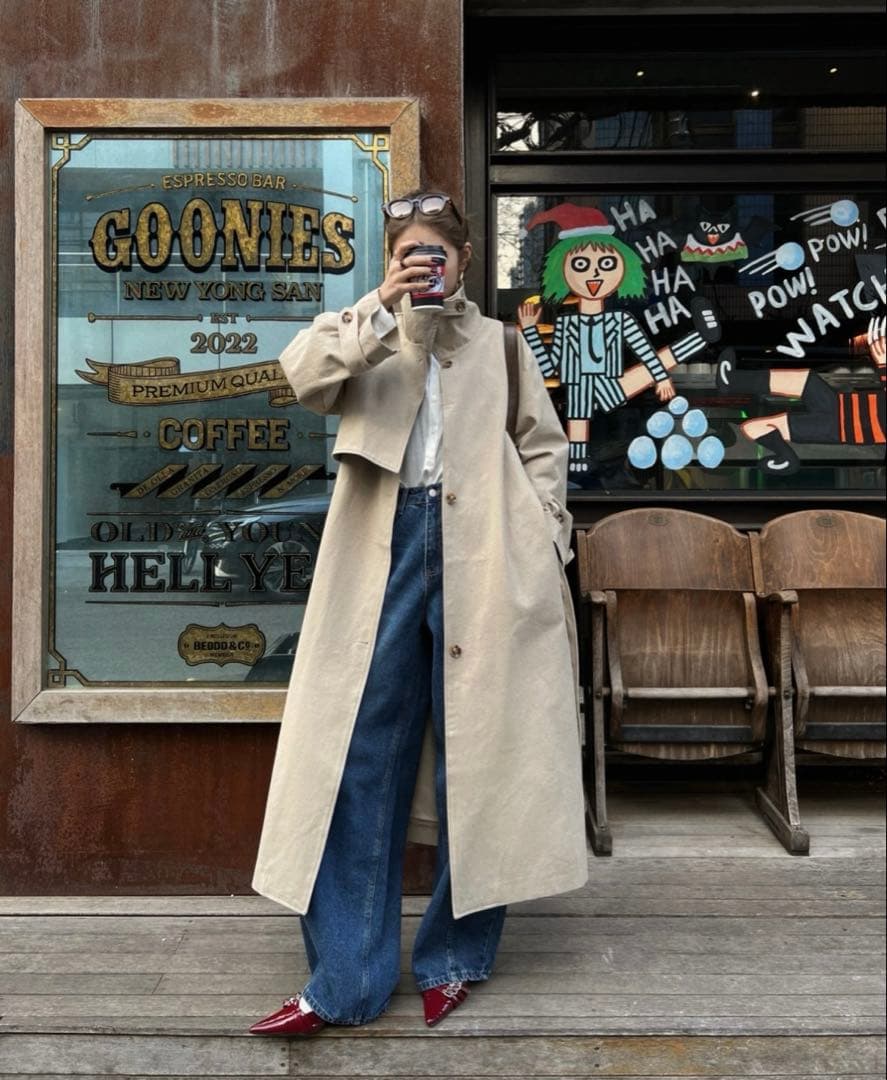 新品♡Nalm. long trench coat♡
