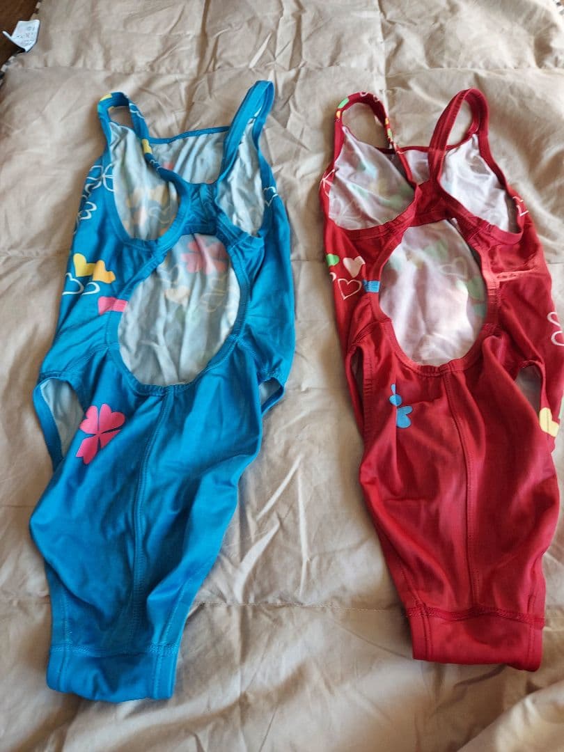 speedo 競泳水着　ハイレグ　ふたごコーデ　二枚セット