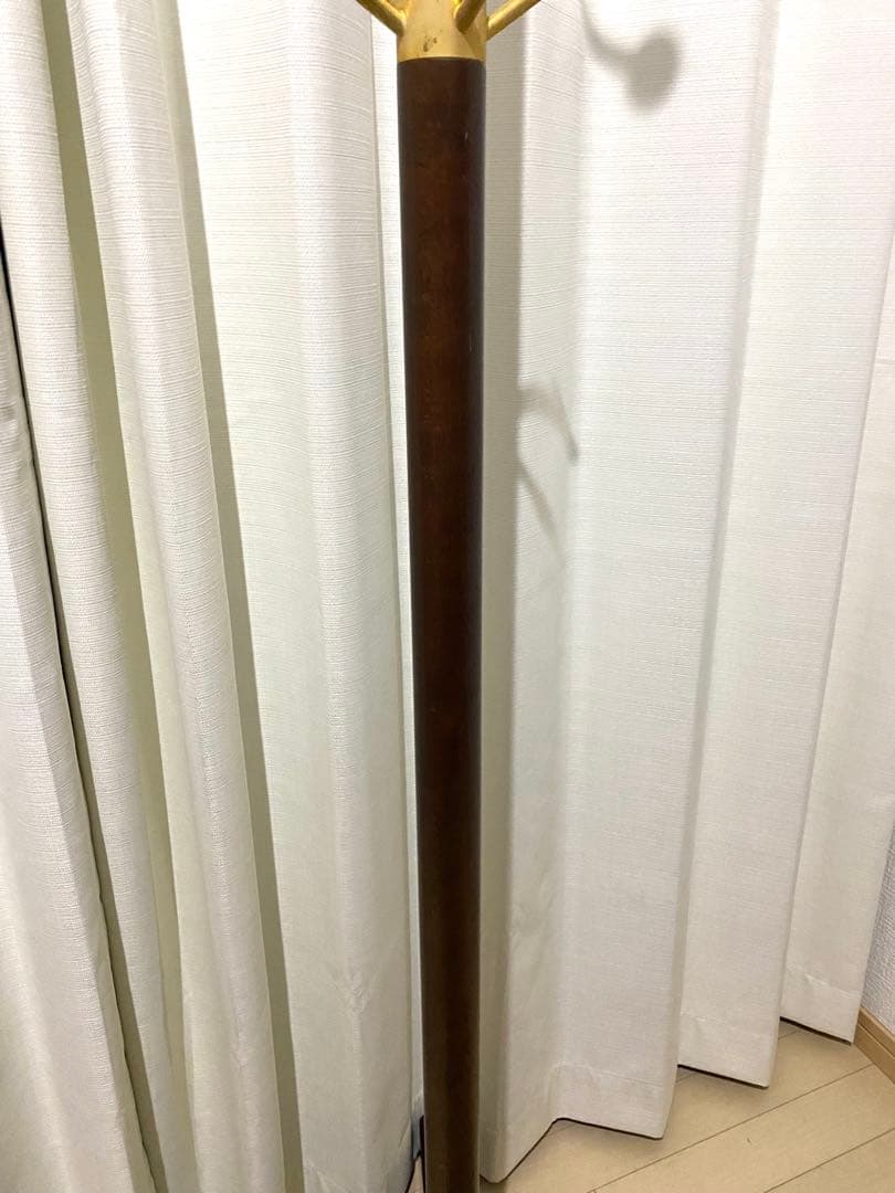 カリモク コートハンガー ポールハンガー 木製 帽子ラック ツリー