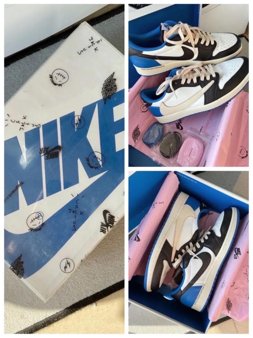 Nike × Travis Scott × Fragment aj1 26.5