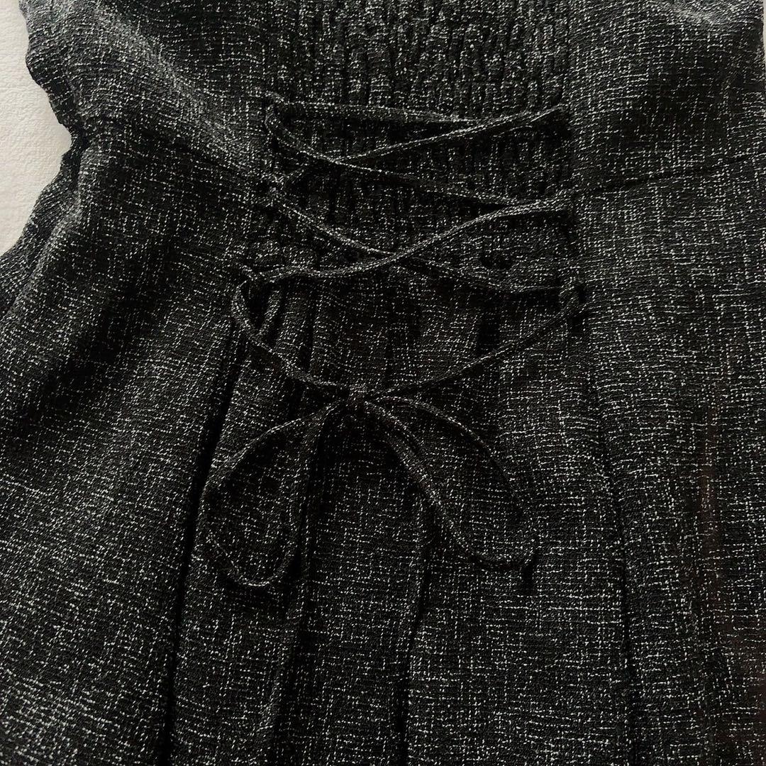 AND COUTURE 【WEB限定】横畔ニット＋ツイードミニワンピースセット