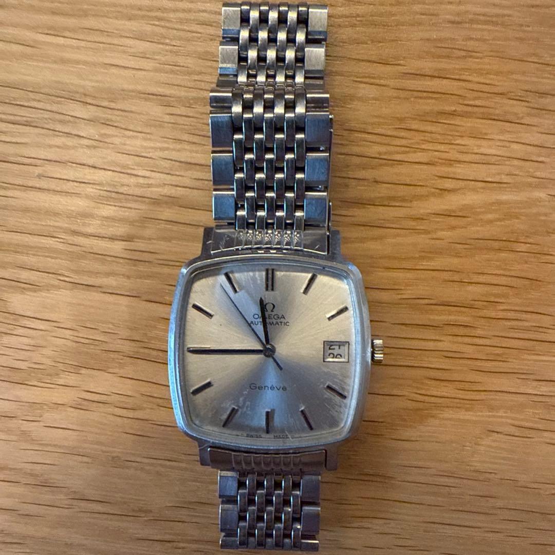 オメガ Geneve 自動巻き時計 ステンレス　ジュネーブ